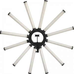 Wholesale Beauty 39 inch 12 tubes Photographic Selfie Led Ring Light With Tripod Stand For Live Stream Makeup Youtube Video