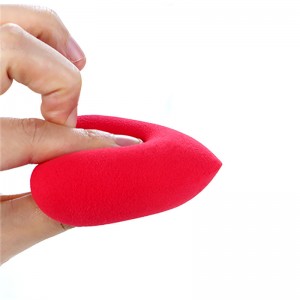 New 3D Love Heart-Shaped Rose Red Non-Latex Makeup Sponges Soft Foundation Powder Beauty Blender Sponge
